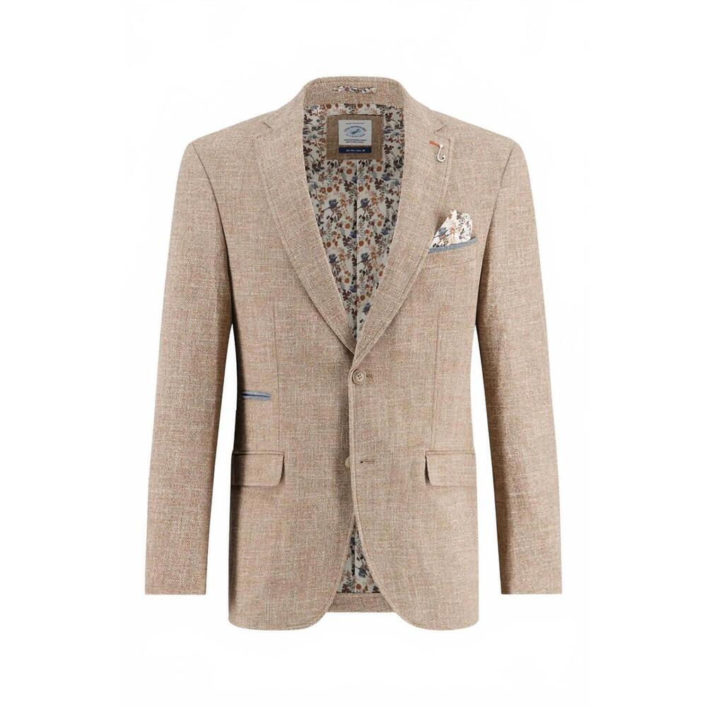 NEW A FISH NAMED FRED men's structured blazer in sand